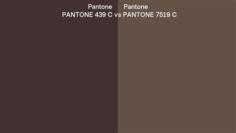 Pantone 439 C Vs Pantone 7519 C Side By Side Comparison