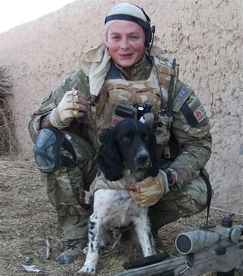 Lance Corporal Liam Tasker Royal Army Veterinary Corps And Theo