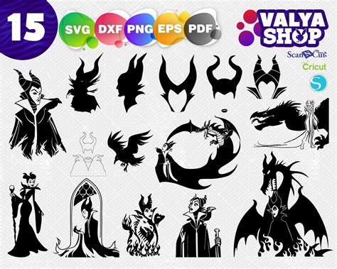 MALEFICENT SVG, disney svg, maleficent, maleficent clipart, maleficent 