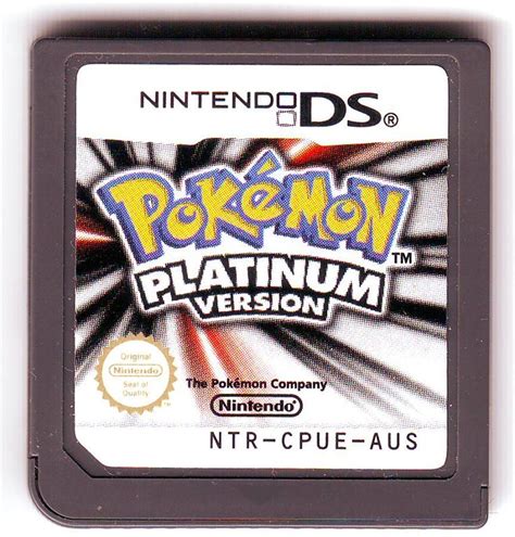 Pokémon Platinum Version 2008 Nintendo Ds Box Cover Art Mobygames