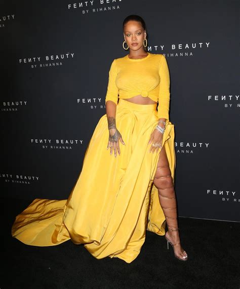 Rihanna At The Fenty Beauty By Rihanna Launch Woman