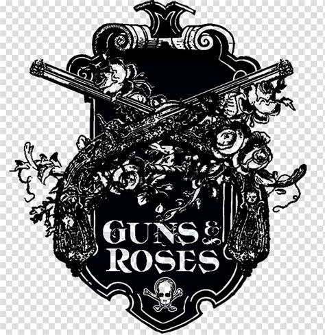 Logo Guns N Roses Graphic Design Music Band Transparent Background