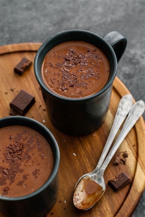 vegan dark hot chocolate recipe so decadent flora and vino