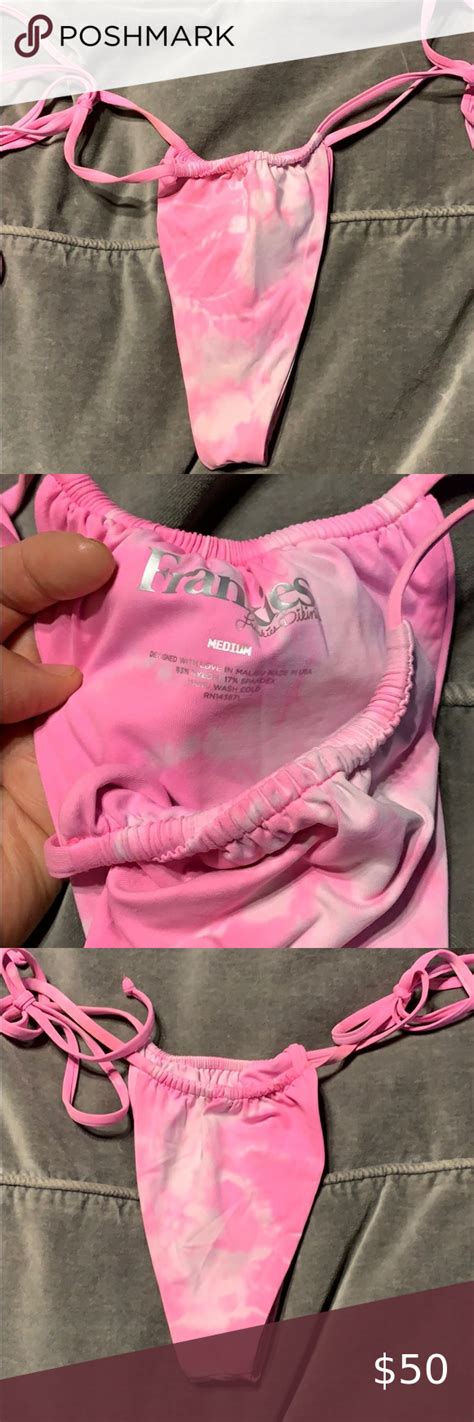 Frankies Bikinis Tasha Bottoms Pink Tie Dye Pink Tie Dye Frankies