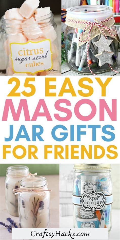 25 Craftsy Mason Jar T Ideas For Loved Ones Craftsy Hacks