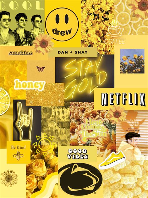 Download Good Vibes Yellow Aesthetic Vibes Wallpaper