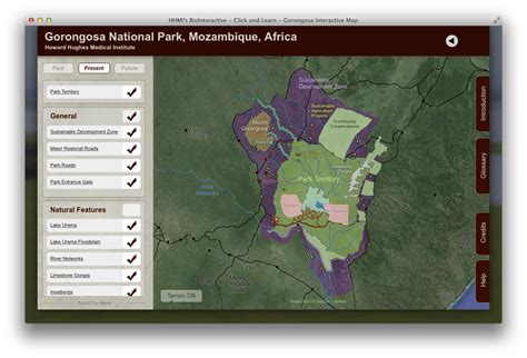 Gorongosa National Park Interactive Map Astronaut 3 Media Group