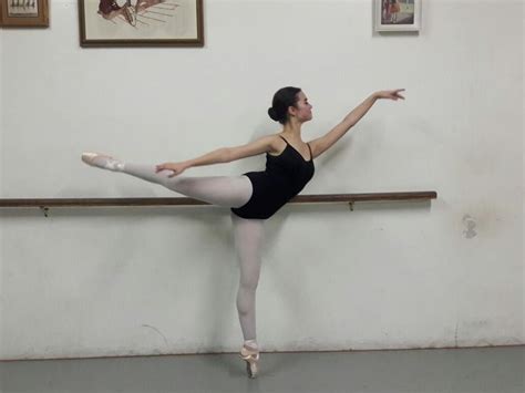 First Arabesque Ballet Pointe Anastasia Hamilton Ballet Arabesque