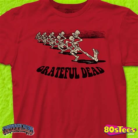 Dancing Skeletons Grateful Dead T Shirt