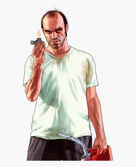 Gta 5 Characters Drawing Hd Png Download Kindpng