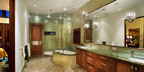 Contemporary Bathroom With Stunning Accent Wall Hgtv