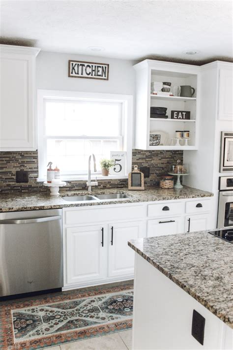 White Kitchen Cabinet Makeover Inspired Reality