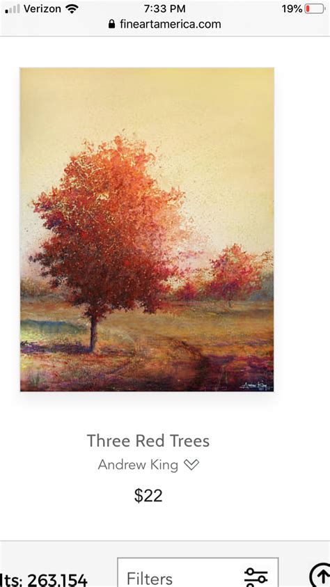 Pin By Heidi Carter On Art Red Tree Art Painting