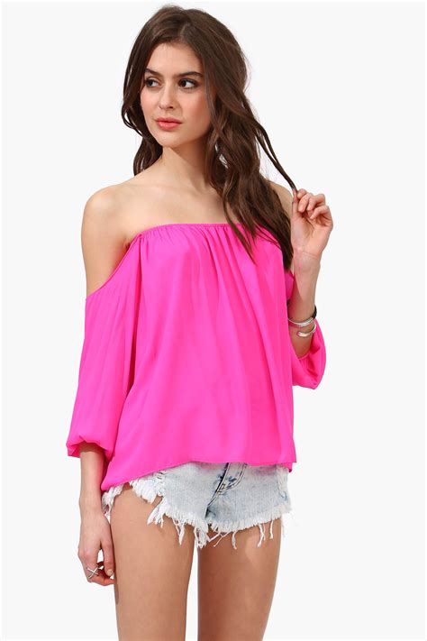 Perfection Off The Shoulder Top Neon Pink How About Fashion Fashion Cute Fashion Clothes
