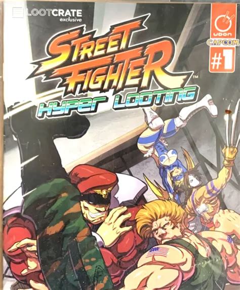 Street Fighter Comic Book Hyper Looting Issue 1 Loot Crate Exclusive