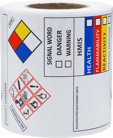 Hybsk X Inches Sds Osha Labels For Chemical Safety Data Msds