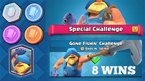 Complete New Fisherman Challenge With This Deck Clash Royale Youtube