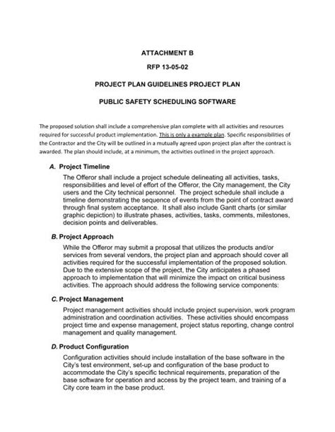 Attachment B Project Plan Guidelinespdf Roanoke