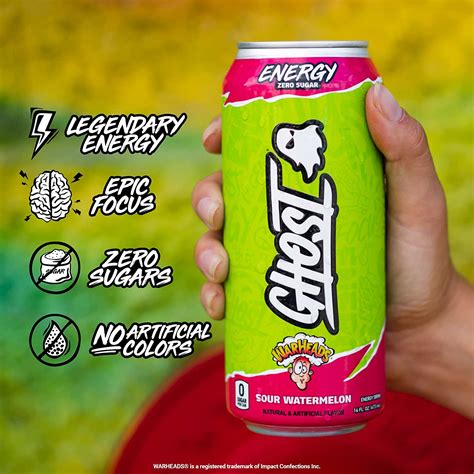 Buy Ghost Energy Sugar Free Energy Drink 12 Pack Warheads Sour