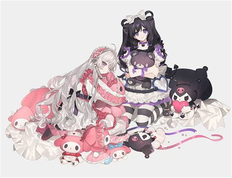 1920x1080px 1080p Free Download Anime Onegai My Melody Kuromi Onegai My Melody My Melody