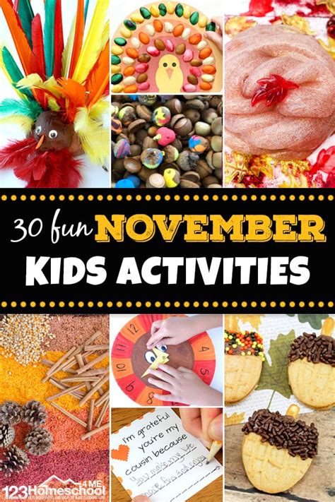 30 Fun November Activities For Kids