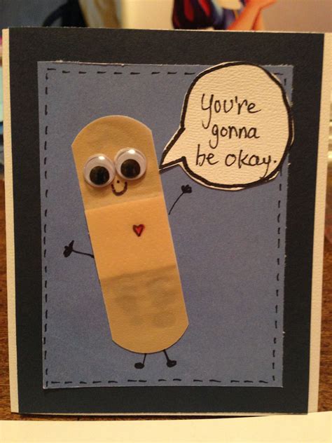 Maybe you would like to learn more about one of these? Bandaid Get Well card … | Cards handmade, Get well gifts, Get well cards