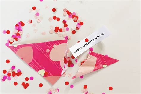 These Diy Confetti Fortune Cookies Are The Perfect Valentines Day T