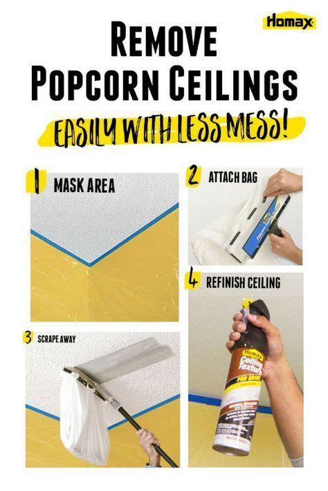 I recall seeing a tool at lowe's that was designed to be used for this. How to Remove Popcorn Ceiling Texture | Removing popcorn ...