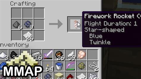 Minecraft Crafting Fireworks 596 Youtube