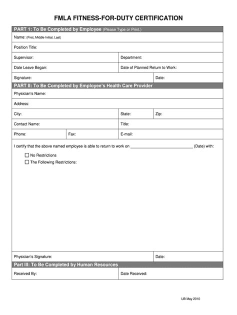 Fit For Duty Exam Checklist 2010 2024 Form Fill Out And Sign