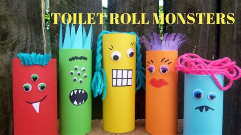 How To Make A Toilet Paper Roll Monster Toilet Paper Roll Crafts