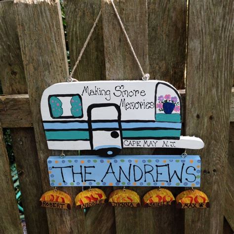 Personalized Camping Sign Etsy