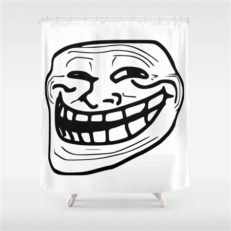 Troll Face Shower Curtain By Saulgavaghan Society6