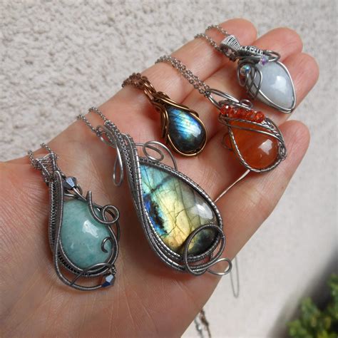 Pin By Rachel Mize On Get My Craft On Wire Wrapped Jewelry Wire Wrapped Pendant Wire