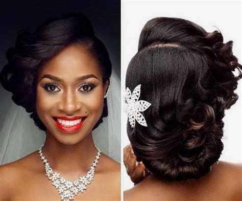 See chignon wedding hairstyles, wedding updo. 50 Superb Black Wedding Hairstyles