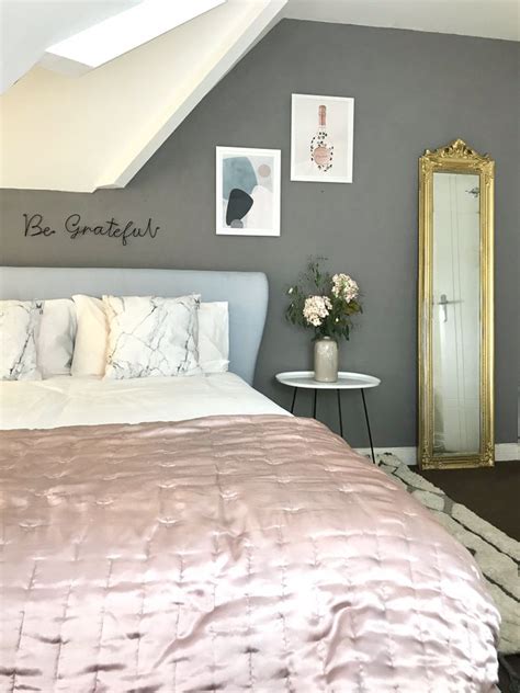 Blush Pink And Grey Bedroom Styling Blush Pink And Grey Bedroom Blush