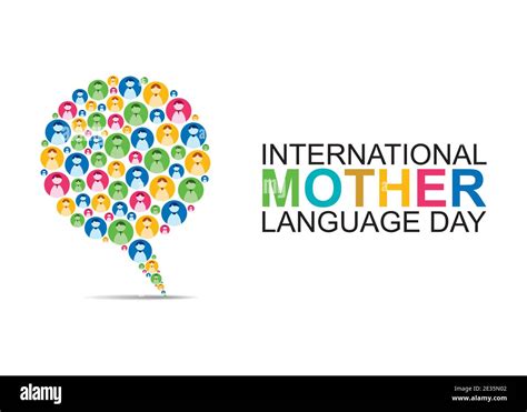 Vector Illustration Of International Mother Language Day Concept Design