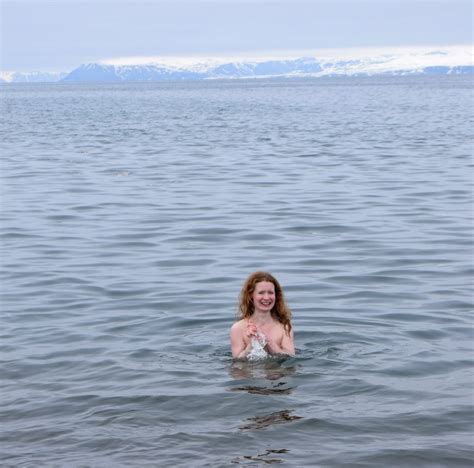 What Its Like Camping And Swimming Stark Naked At North In Longyearbyen Svalbard Live