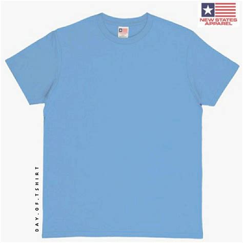 Jual Kaos Polos New State Apparel Nsa Softstyle 3600 Carolina Blue