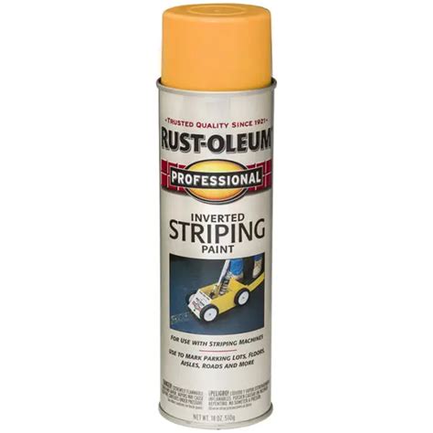 18 Oz Rust Oleum Brands 2548838 Yellow Professional Traffic Striping