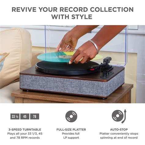Ion Audio Luxe Lp Bluetooth Vinyl Record Player
