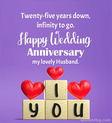 25th Wedding Anniversary Wishes And Messages Best Quotationswishes