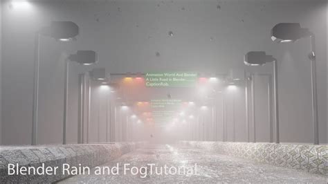 How To Make A Fogg And Rain In Blender 2933 Quick And Easy Rain And