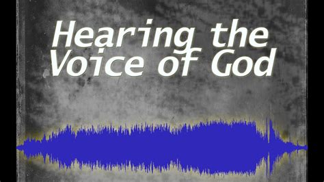 How To Recognize Gods Voice— Hearing The Voice Of God Part 2 Youtube