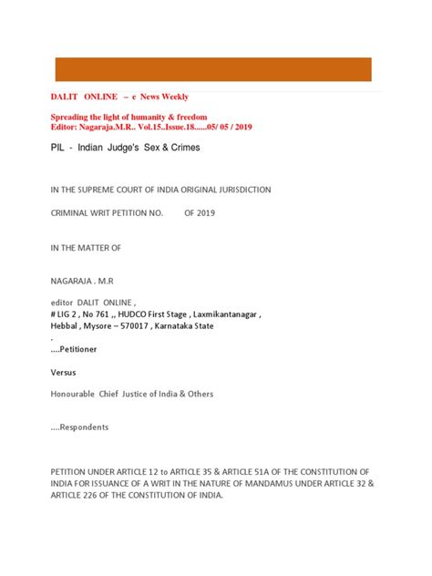 Judges Sex Crimes Pdf Supreme Court Of India Judiciaries