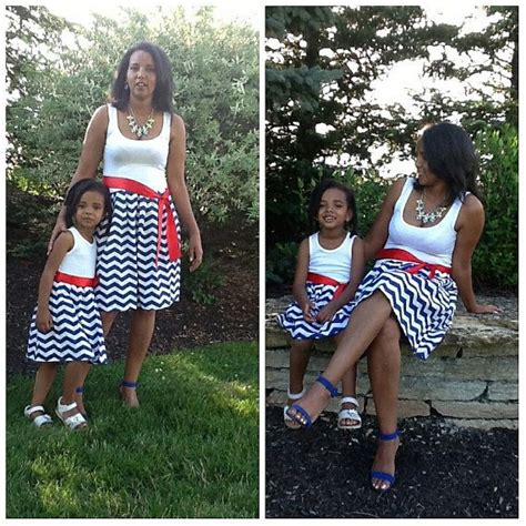 4th Of July Mother And Daughter Mommy N Me Dresses Red White Blue