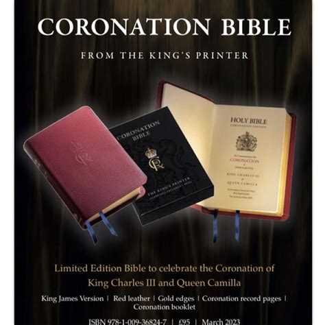 Coronation Bible From The Kings Printer Southwell Minster
