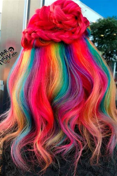 Chic Hidden Rainbow Hair Is The Magic You Need To Be Trendy Hidden