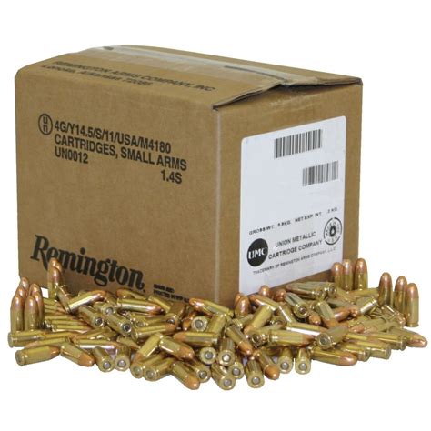 Remington 9mm Luger 115 Gr Umc Handgun Ammunition 1000rnds The Gun Dealer