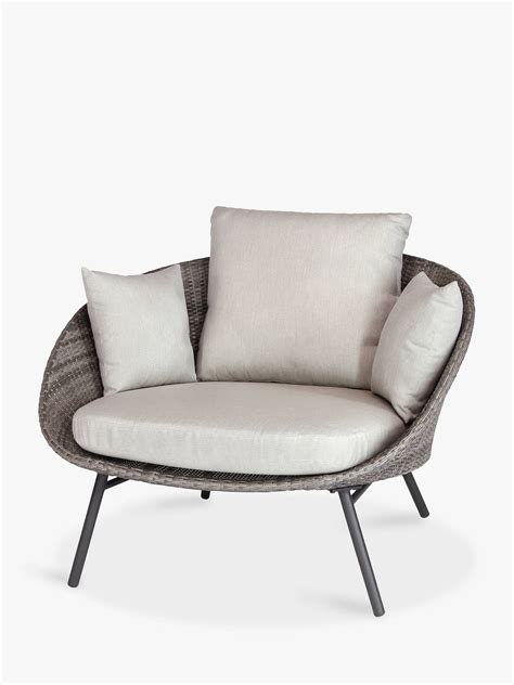 Kettler Lamode Comfort Lounging Chair With Cushions Grey At John Lewis